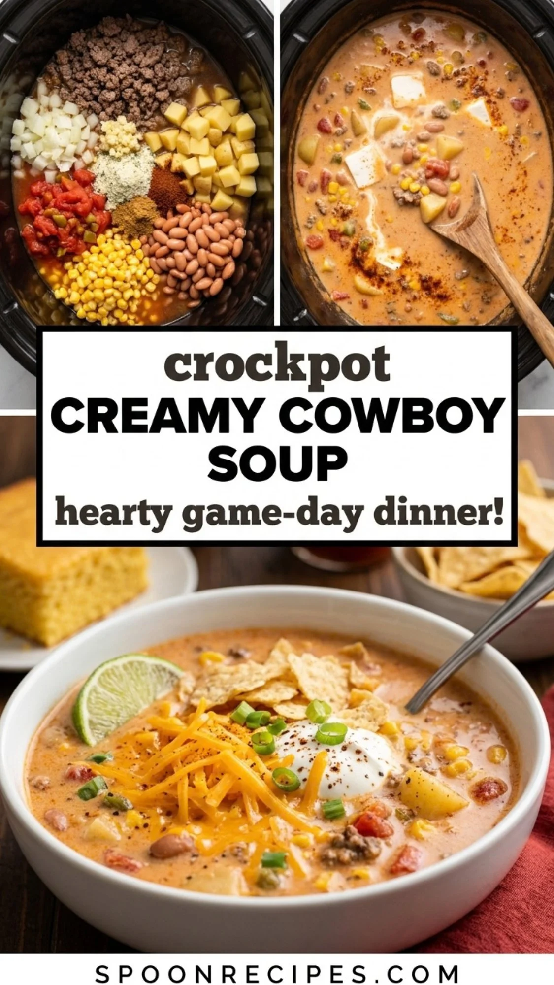 Creamy Cowboy Soup Recipe - Easy Crock Pot Soup